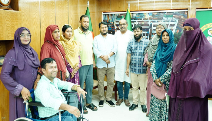 রাসিক প্রশাসকের সাথে পিএসএস সদস্যবৃন্দের সৌজন্য সাক্ষাৎ