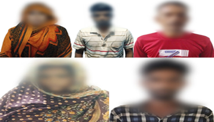 নগরীতে নারীসহ মাদক কারবারী গ্রেফতার-৫