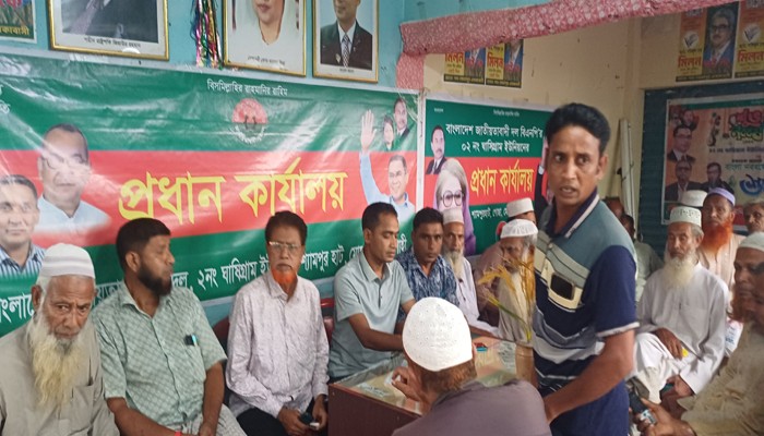 ঘাসিগ্রাম ইউপির ১৫টি মসজিদের ইমাম, মোয়াজ্জেম ও খাদেমদের সঙ্গে বিএনপি নেতার মতবিনিময়