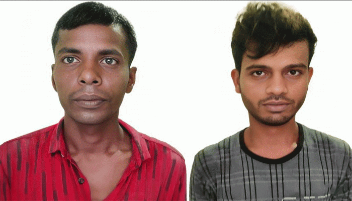 উপশহরে গাঁজা সেবনের সরঞ্জামসহ দুই মাদকসেবী গ্রেফতার