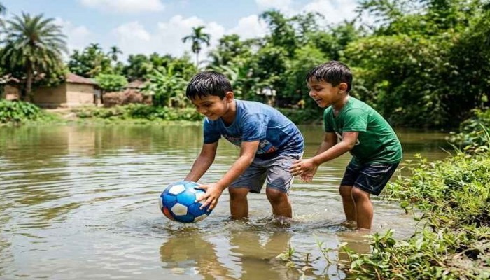 ফুটবল তুলতে গিয়ে পানিতে ডুবে দুই ভাইয়ের মৃত্যু