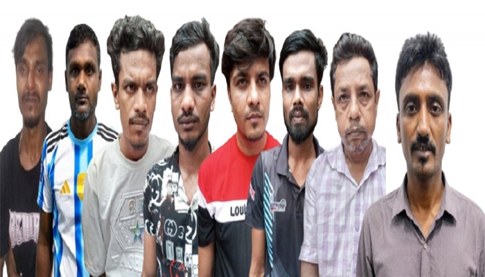 রাজশাহীতে পুলিশের অভিযানে মাদক কারবারী গ্রেফতার ৮