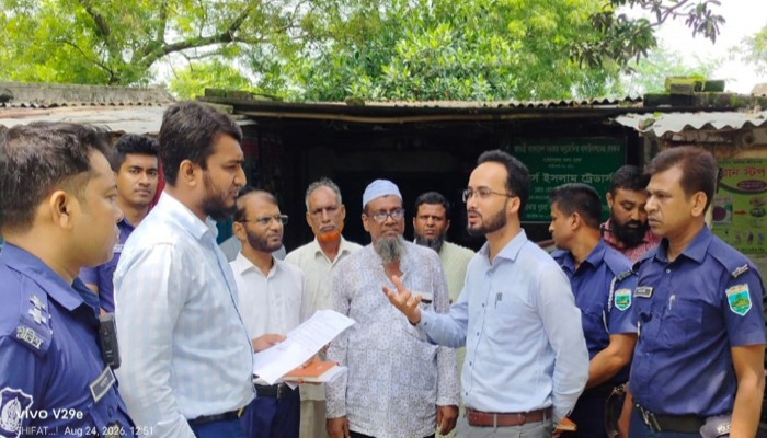 ভ্রাম্যমান আদালতে সার ব্যবসায়ির জরিমানা