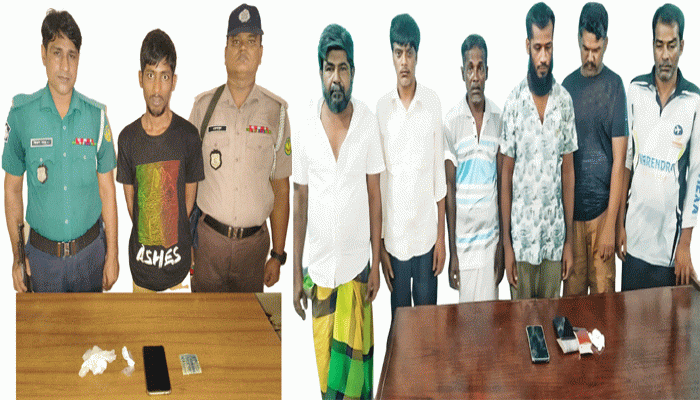 রাজশাহীতে পুলিশের অভিযানে জুয়াড়ি ও মাদক কারবারী সহ গ্রেফতার ২৮