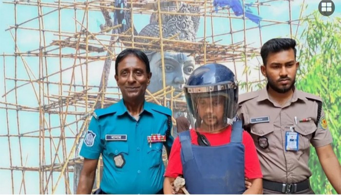 রাম বিগ্রহ নির্মাণের উদ্যোক্তা হরিদাস দুই দিনের রিমান্ডে