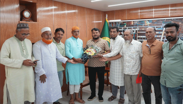রাসিক প্রশাসকের সঙ্গে জিয়া মঞ্চ রাজশাহী মহানগর কমিটির সৌজন্য সাক্ষাৎ