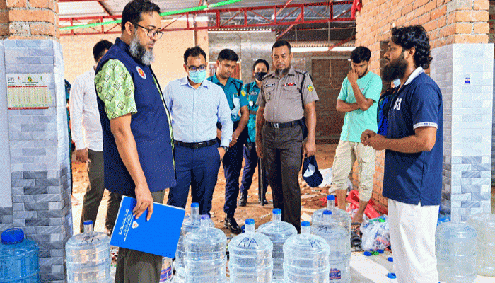 অনুমোদনহীন পানি উৎপাদন, রাজশাহীতে প্রতিষ্ঠানকে ১০ হাজার টাকা জরিমানা