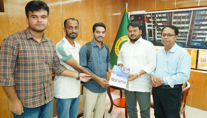রাসিক প্রশাসকের সঙ্গে রাবি প্রেসক্লাবের নেতৃবৃন্দের সৌজন্য সাক্ষাৎ