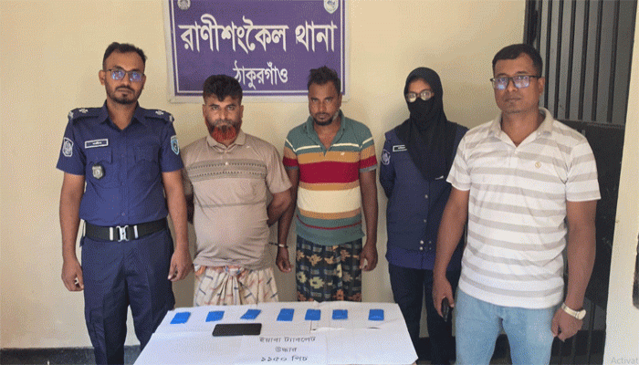 রাণীশংকৈলে একরাতে দুই অভিযানে ১১৫০ পিস ইয়াবা উদ্ধারসহ গ্রেপ্তার-২
