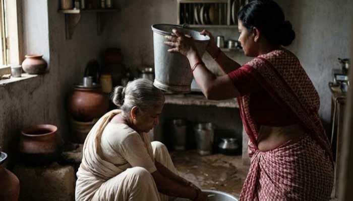 নাটোরে পুত্রবধূর মারধরে শাশুড়ির মৃত্যু, অভিযুক্ত পলাতক