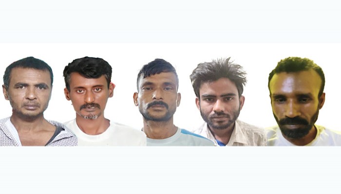 রাজশাহীতে মাদকবিরোধী অভিযানে গ্রেপ্তার ৭, পালিয়েছে ৩