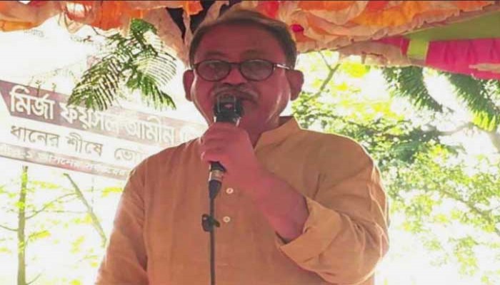 বিরোধী দলকে ভোট দিলে ঠাকুরগাঁওয়ের উন্নয়ন বাধাগ্রস্ত হবে,নির্বাচনী প্রচারনায়-মির্জা ফয়সল
