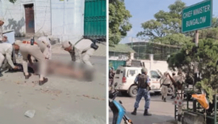 মণিপুরে হামলায় নিহত ৪! মুখ্যমন্ত্রীর বাসভবনের সামনে মরদেহ রেখে বিক্ষোভ