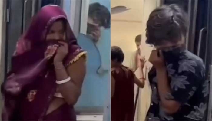 ট্রেনের শৌচাগারেই ধরা পড়লেন হাতেনাতে! যুগলের কাণ্ডে বিস্মিত নেটপাড়া, রইল ভিডিয়ো