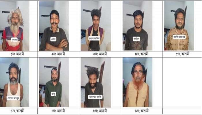 রাজশাহীর খেতুরী ধামে তিরোধান উৎসবে গাঁজা ও সেবনের সরঞ্জামসহ গ্রেফতার ৯